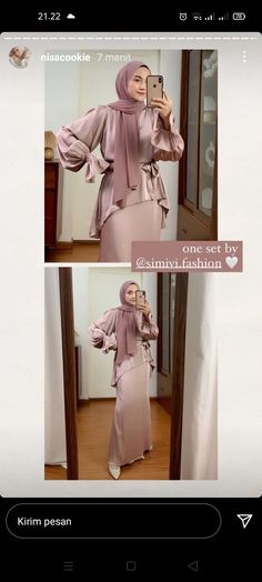 Bridesmaid Hijab Simple, Baju Bridesmaid Muslim, Baju Bridesmaid Modern Hijab, Model Outer, Eid Outfit Ideas, Gaun Dress, Bridesmaid Satin