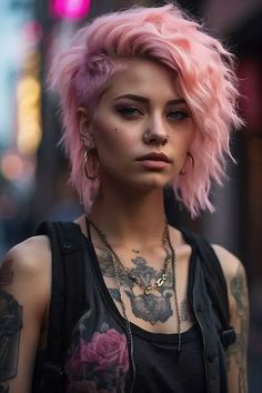 Queer Hair, Color Trends 2024, Emerald Hair, Bold Makeup Looks, Summer Haircuts, Coloring Ideas, Stylish Haircuts, Bold Makeup