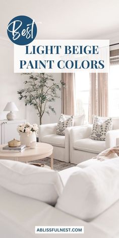 Searching for the perfect shade to refresh your walls? The best light beige paint colors perfectly balance warmth and simplicity. Their timeless appeal pairs beautifully with bold accents or muted tones, giving your home a refined and welcoming feel. Explore how these versatile shades can transform your favorite spaces. #paintcolors #homeupdate #beigebeauty Behr Patience Paint Color, Light Cream Paint Colors, Light Beige Paint Colors, Cream Paint Colors, Beige Paint Colors, Blogger Home, Beige Paint