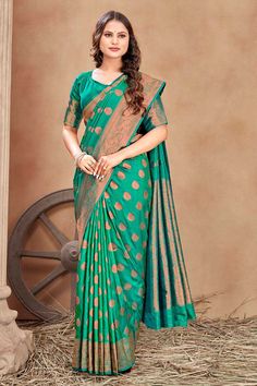 Product Features: Saree Color: Sea Green Saree Fabric: Satin Silk Blouse Fabric: Satin Work: Zari Woven Occasion: Festive Wear, Party Wear, Wedding Guest Product Type: Saree Disclaimer: There will be slight difference in digital to actual image Festive Turquoise Silk Saree, Green Slub Silk Saree, Sea Green Saree, Pista Green Katan Silk Pre-draped Saree, Green Semi-stitched Katan Silk Saree, Green Saree, Green Satin, Sea Green, Blouse Fabric