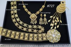 Gold color metal plating jewelry sets. great for traditional Thai/ Khmer/ Laos costumes. Care instructions: keep in zip lock bag. Note:  -Due to the difference between different monitor, the picture will not reflect the actual color of the item. We guarantee the style is the same as shown in the pictures. Thank you for your interest and wish you enjoyed Shopping :)  Sawasdee (-/l\-) Khmer Wedding Jewelry, Gold Bohemian Jewelry Sets For Wedding, Bohemian Gold Jewelry Sets For Wedding, Traditional Metal Jewelry Sets For Wedding, Elegant Ceremonial Silver Sets, Handmade Traditional Jewelry Sets For Formal Occasions, Traditional Handmade Jewelry Sets For Formal Occasions, Traditional Handmade Gold Sets, Bohemian Gold Sets For Festivals