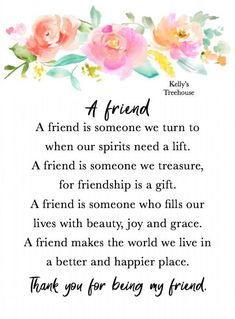 a friend is someone we turn to when our spirits need a lift friends love quotes