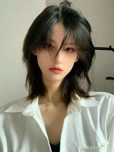 Wolf Cut, Short Hair Haircuts, Hair Reference, Asian Hair