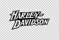 the logo for harley davidson's motorcycle shop, which has been changed to black and white