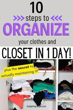 Stay organized this Christmas season with these 5 amazing organization tips! Start organizing and planning now for a stress-free Christmas this year. #organizationhacks #organizedchristmas #christmasorganization #christmasdecortips Organizing A Small Closet, Organize Room, Decluttering Ideas Minimalism, Konmari Method Organizing, Bedroom Declutter, Wardrobe Hacks, Lazy Cleaning, Declutter Your Closet, Organization Ideas For The Home