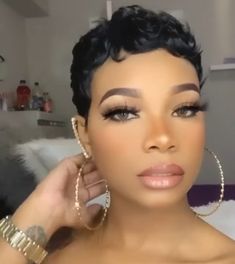 Short Pixie Wigs For Black Women, Black Short Hair Cuts For Women, Short Pixie Cuts For Black Women, Short Pixie Haircuts For Black Women, Short Black Hair Styles, Short Hair Cuts For Women Black, Super Short Pixie For Black Women, Short Hair Cuts Black Women, Short Hair Styles For Black Women