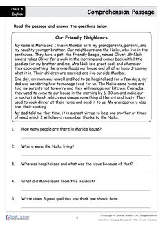 the worksheet for reading and writing in english with answers to describe what they are