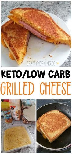 keto / low carb grilled cheese sandwich recipe