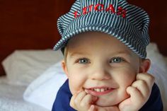 This premium, personalized Train Conductor Hat, Bandanna, and Wooden Train Whistle** set is perfect for the little conductor. Set includes personalized embroidered train hat and handmade red patterned bandanna (with velcro safety closure). By using the pull down menu at checkout, you may choose to add the OPTIONAL premium wooden train whistle.  The train whistle may be purchased plain or laser engraved with your child's name. TRAIN HAT: This high quality, premium train hat with curved sports bill is embroidered with your child's name. Fits most toddlers. These are not the cheap, paper thin hats from party stores or discount sites. These hats are authentic engineer hats your child will enjoy now, and have as a keepsake for years to come. (Hat includes an inner elastic expansion band in back Train Engineer Hat, Train Engineer Costume, Engineer Costume, Wooden Train Whistle, Train Conductor Hat, Cardboard Train, Train Costume, Train Hat, Engineer Hat