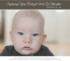 an image of a baby's face with the words captioning your baby's first word