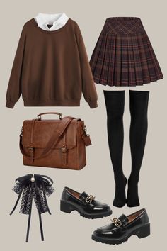 📚 Dark Academia Back to School Look 🍂 | White Collared Blouse + Pleated Skirt + Chunky Heels 🖤  save for later and don't forget to like and follow if u like this outfit!  #DarkAcademia #BackToSchool #AcademicFashion #FallStyle2024 #VintageVibes #ClassicLook #SchoolOutfit #FashionInspo #TrendyOutfit #AcademicChic Aesthetic Dark Academia Outfit Ideas, Autumn Dark Academia Outfits, Outfit Inspo For School Aesthetic, Journalist Outfits Aesthetic, Dark Academia Athletic Outfit, Aesthetic Outfits To Wear To School, Dark A Academia Aesthetic, Dark Academia Outfit Work, Dark Academia Heels