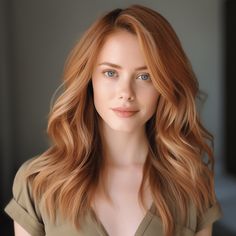 Strawberry Hair Color Blonde, From Brunette To Copper, Strawberries Blonde Hair, Spring Strawberry Blonde Hair, Major Hair Transformation, Red Hair Color For Blondes, Light Red Hair Ideas, Red Hair Spring 2024, House Of Color Spring Hair