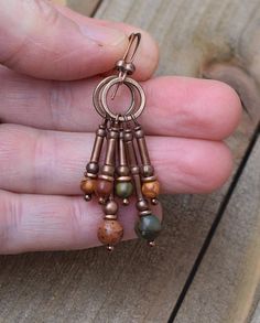 Boho dangle earrings boho jewelry bohemian jewelry copper | Etsy Bronze Earthy Dangle Earrings, Rust Color Dangle Earrings With Ear Wire, Rust Dangle Earrings With Ear Wire, Rust Copper Dangle Earrings, Rust Copper Dangle Jewelry, Rust Colored Copper Dangle Jewelry, Rust-colored Copper Dangle Jewelry, Rustic Copper Drop Earrings, Dangle Jasper Earrings With Ear Wire