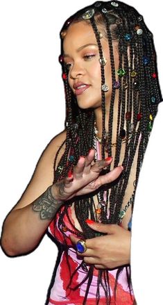 Aesthetic Braided Hairstyles, Hair Braids With Beads, Straight Hair Braids, Blk Hairstyles, Christmas Braids, Braided Hairstyles For Women, Loc Appreciation, Futurism Fashion, Braids For Black