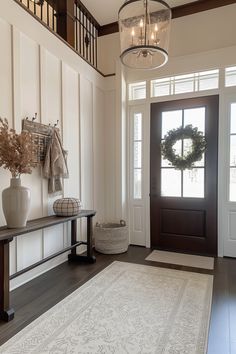 the entryway is clean and ready for us to use as an entrance way in this home