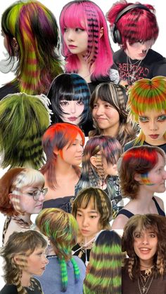 Dyed Hair Inspiration, Punk Hair, Colored Hair, Dye My Hair, Hair Dye Colors, Hair Reference, Hair Curly, Hair Inspiration Color, Hair Inspo Color