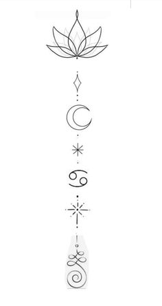 an image of a line drawing with the symbols for different things to draw on it