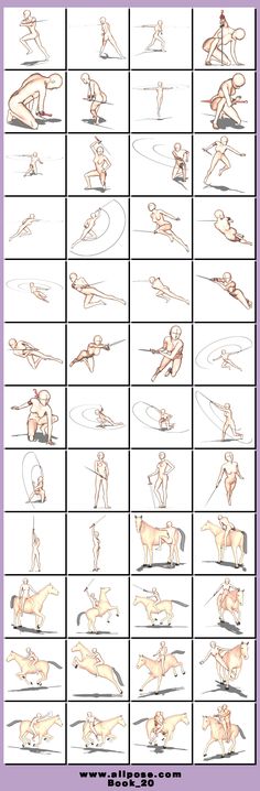 an exercise chart with different poses and body shapes