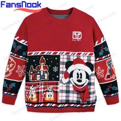 Ugly Disney Christmas Sweaters Walt Disney World 1971 – Perfect for Festive Fun Are you ready to make a bold fashion statement this holiday season? Look no further than the Ugly Disney Christmas Sweaters Walt Disney World 1971 from Fansnook. This unique and eye-catching sweater is the perfect choice for any Disney lover who wants to [...] Disney Ugly Christmas Sweater, Nightmare Before Christmas Doctor, Trip Outfit, Pokemon Movies, Stitch Toy, Disney Addict, Christmas Travel, Disney Lover, Mickey Mouse And Friends