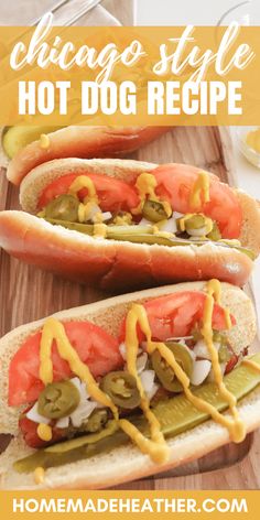 chicago style hot dog recipe with jalapenos and pickles