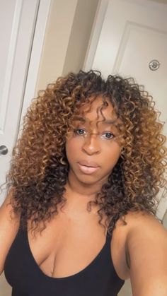 Tiffany Renee ❤️❤️❤️💫💫💫 | Created a Crochet Wig for my client 💫Freetress Beach Curl and used Colors #4, #OT30, & #OT27💫 | Instagram Herbs For Hair Growth, Herbs For Hair, Beach Curls, Crochet Wig, Curly Crochet Hair Styles, Black Weave, Crochet Hair, Short Hair Styles Easy, Hair Reference