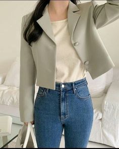 Ootd Formal Casual, Christmas Day Outfits, Jeans Casual Outfit, Christmas Outfit Ideas, Korean Fashion Dress