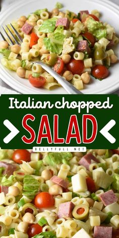 For a refreshing Memorial Day dish, try this Italian Chopped Salad recipe! This easy spring recipe is light yet hearty, it's like enjoying an Italian sub sandwich in a bowl. Packed with pasta and healthy veggies, this fresh summer salad will be an all-time favorite! Italian Sub Sandwich, Chopped Salad Recipe, Sub Sandwich, Italian Sub, Italian Chopped Salad, Easy Pasta Salad Recipe, Hearty Salads, Pasta Salad Recipe