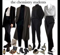 Classy Clothes, Dark Academia Fashion, Academia Fashion, Looks Black