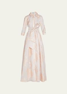 Get free shipping on Rickie Freeman for Teri Jon Belted Jacquard Shirtdress Gown at Bergdorf Goodman. Shop the latest luxury fashions from top designers. Teri Jon, Shirtdress, Bergdorf Goodman, Mother Of The Bride, Top Designers, The Bride, Tops Designs, Wedding Dress, Luxury Fashion