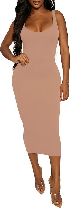 x Momma Malika NW Hourglass Midi Dress | Nordstrom Chic Smoothing Bodycon Dress, Chic Stretch Midi Dress With Scoop Neck, Chic Scoop Neck Midi Dress, Solid Scoop Neck Bodycon Dress, Elegant Scoop Neck Midi Dress For Night Out, Chic Stretch Bodycon Dress With Smoothing Details, Flattering Midi Length Bodycon Dress, Flattering Midi-length Bodycon Dress, Stretch Midi Dress With Scoop Neck