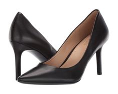 Classic Fitted Spring Court Shoes, Classic Spring Heels For Business Casual, Sleek Business Casual Spring Heels, Sleek Spring Business Casual Heels, Sleek Business Casual Heels For Spring, Sleek Synthetic Court Shoes For Work, Classic Synthetic Court Shoes, Sleek Fitted Court Shoes For Spring, Elegant Synthetic Court Shoes For Fall