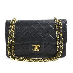 General: Brand: Chanel Design: Type: Shoulder bag Material: Leather , Metal Color: Black, Gold Gender: Women Size: Size (HxWxD): 14.5cm x 23cm x 6.5cm / 5.7'' x 9.05'' x 2.55'' Included Items: Accessories: card Accessories Notice: Before purchasing, please refer to the images of the accessories included with the item. Condition: Condition: (good) Ranking: Rank AB - Traces of usage, scratches / dirt can be seen but generally in good condition Seller Ranking: Rank AB Overall Scratches: Slight Overall Dirt: Slight Overall Traces of Use: Slight Damage Ranking: Overall outside Misshapen Slight, Hardware Haze Slight, Inside Dent Slight Condition Notice: Before purchasing, please refer to the images for the exact condition of the item. Card Accessories, Chanel Design, Chanel Shoulder Bag, Metal Color, Bottega Veneta, Backpack Bags, Balenciaga, Fendi, Dior