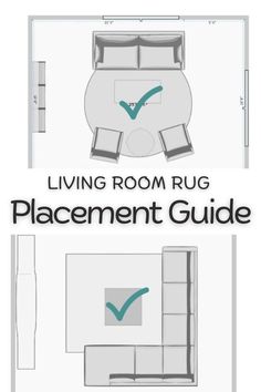 the living room rug placement guide