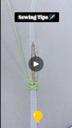 the video shows how to sew an invisible zipper on a garment with no sewing tape