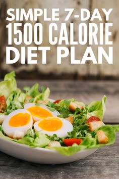 1500 Calorie Diet Plan, 1500 Calorie Diet, 1500 Calorie Meal Plan, Protein Options, 500 Calorie, Easy Meal Plans