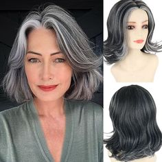 Category:Synthetic Wig; Gender:Women's; Wig Type:Natural Wigs; Occasion:Party / Evening,Vacation,Daily,Party  Evening,Birthday,Christmas Gifts; Age Group:Adults; Color Shade:Gray; Hair Material:Synthetic Hair; Cap Construction:Machine Made; Texture:Straight; Length:Short; Features:Adjustable,Fashionable Design,Soft,Natural,Comfortable; Heat Resistant:Yes; Listing Date:05/27/2024; Hairstyle:Asymmetrical; Can Be Permed:No Costume Old Lady, Bleach Blonde Bob, Old Lady Wig, Gray Bob, Silver Wig, Silver Wigs, Layered Wig, Blonde Bob Wig, Grey Wig