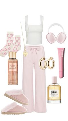 #ootd #fit #outfits #outfitidea #outfitideasforwomen #outfittrends Outfit Ideas, Sunglasses, Pants, Pink, White, Trousers