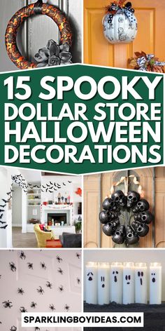 Dollar store Halloween decorations are a budget-friendly way to spook up your home. Discover DIY Halloween decor ideas that transform cheap Halloween decorations into something special. From dollar tree Halloween crafts to thrifty decor hacks, you can create an eerie atmosphere without breaking the bank. Try budget Halloween party decor, Halloween wreaths, and spooky decor for a festive touch. These affordable Halloween decorating ideas will help you make the most of your Halloween decor. Halloween Decorations For The Office, Halloween Campsite Decorating Ideas, Diy Horror Decor, Budget Halloween Decorations, Creepy Halloween Decorations Diy, Camping Decorations, Diy Halloween Dekoration