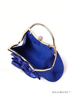 BagForLove - Satin Evening Bag with Rhinestone Embellishments - Small and Glamorous Product Description Color Blue Pattern Type Plain Bag Size Small Type Novelty Bag Material Acrylic Composition 20% Metal Size Chart INCH CM Bag Height Bag Length Bag Width Handle Height Strap Length 5.9 inch 9.4 inch 2 inch 2.4 inch 47.2 inch Bag Height Bag Length Bag Width Handle Height Strap Length 15 cm 24 cm 5 cm 6 cm 120 cm Details Pictures Similar Products h2 { text-align: center; } /* æ¢è¡ */ li{ white-s Blue Rhinestone Clutch Bag, Chic Embellished Blue Bag, Chic Blue Embellished Bag, Formal Blue Embellished Shoulder Bag, Elegant Blue Embellished Shoulder Bag, Formal Blue Embellished Bags, Elegant Royal Blue Rectangular Bag, Glamorous Look, Novelty Bags