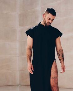 Black Kaftan Dress/black Dress Formal/nightgown Dress/loose Fitting Men's Dress/ Luxury Kaftan Evening Dress/plus Size Black Kaftan Dress - Etsy Mode Queer, Evening Dress Plus Size, Men Kaftan, Nightgown Dress, Black Kaftan, Dress Luxury, Fitted Tunic, Queer Fashion, Black Dress Formal