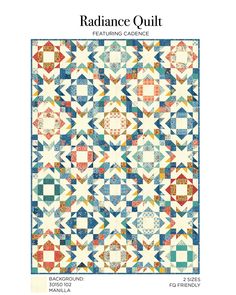 the cover of radiance quilt