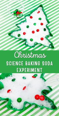 christmas science baking soda experiment for kids