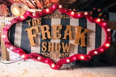 Haunted Circus, Haunted Carnival, Diy Carnival, Creepy Carnival, Halloween Circus, Dark Circus, Diy Event, Marquee Sign, Carnival Themes