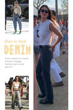 Denim is making a huge comeback, and we’re here to help you resurrect and transform your favorite denim looks. From classic to trendy, we show you how to get the look and shop the latest denim trends. Whether you’re looking for a classic cut or something totally new, find out how to make denim your own and make a statement with your style. Denim Looks, Bleached Jeans