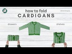 how to fold cardigans for boys and girls