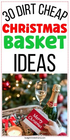 Get these budget Christmas basket ideas for families, teachers, friends and more! Save this pin for later. Easy Holiday Gift Basket Ideas, Unique Christmas Basket Ideas, Food Gift Baskets Christmas, Spa Gift Basket Ideas Christmas, Couples Christmas Gift Basket Ideas, Home Made Gift Baskets Ideas, Company Gift Basket Ideas, Co Worker Gift Basket, Large Gift Basket Ideas