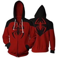 Spider Man Hoodie, Halloween Bodysuit, Scarlet Spider, Far From Home, The Avengers, Zipper Jacket, Peter Parker, Print Pullover