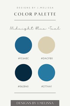 the color palette for this project is blue, beige, and white with different shades