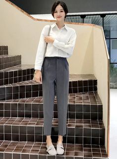 Gender: Women Length: Ankle-Length Pants Closure Type: Button Fly Fabric Type: Broadcloth Front Style: Flat Waist Type: High Material: Polyester Material: COTTON Material: Acrylic Pant Style: Pencil Pants Decoration: Pockets Decoration: Sashes Decoration: Button Fit Type: REGULAR Model Number: LY2569 Pattern Type: Solid Office Lady Pants With Pockets, Business Casual Trousers For Office Lady, Business Casual Office Lady Trousers, Business Casual Ankle-length Dress Pants With Button Closure, Ankle-length Business Casual Dress Pants With Buttons, Ankle-length Dress Pants With Buttons For Business Casual, Casual Office Dress Pants With Buttons, Office Straight Pants With Buttons, Office Lady Style Trousers For Work