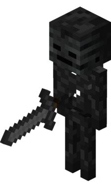 Wither Skeleton – Official Minecraft Wiki Minecraft Wither Skeleton, Skeleton Template, Wither Skeleton, Skeleton Skin, Mobs Minecraft, Minecraft Skeleton